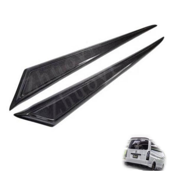 Custom Real Carbon Fiber Accessories Decorative Panel for Toyota HIACE 200 300 Commuter Mini Bus Body Kit Tuning Par